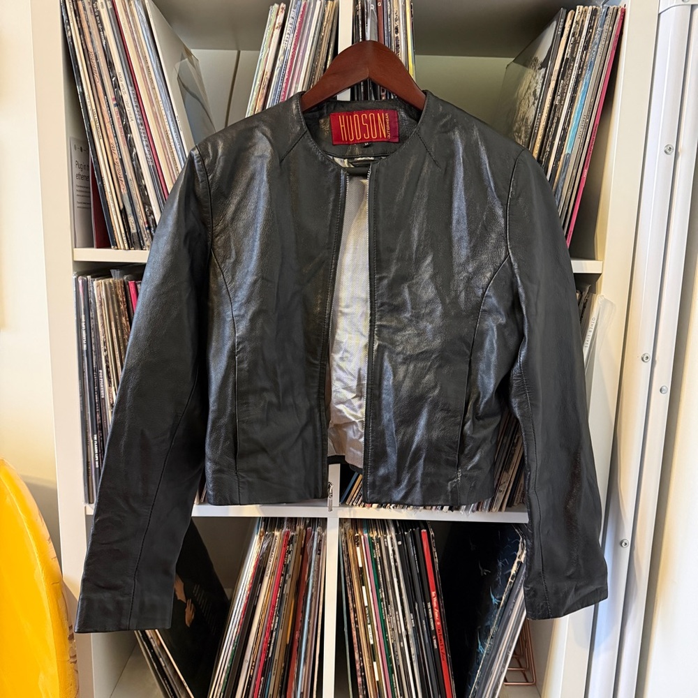 Hudson black genuine Leather Women's Jacket